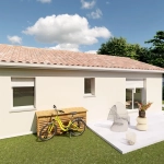 Maison neuve 2 chambres à Saint Cyr avec terrain de 850 m²