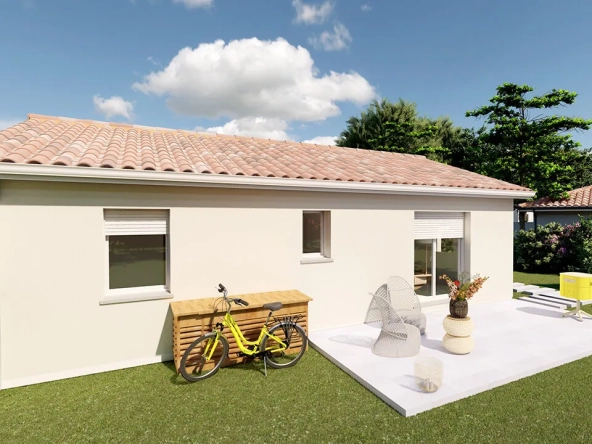 Maison neuve 2 chambres à Saint Cyr avec terrain de 850 m²
