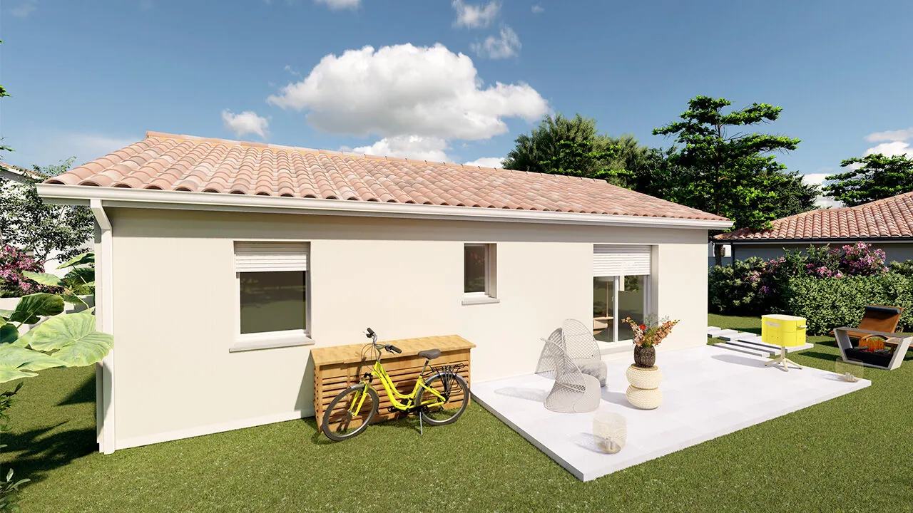 Maison neuve 2 chambres à Saint Cyr avec terrain de 850 m² 