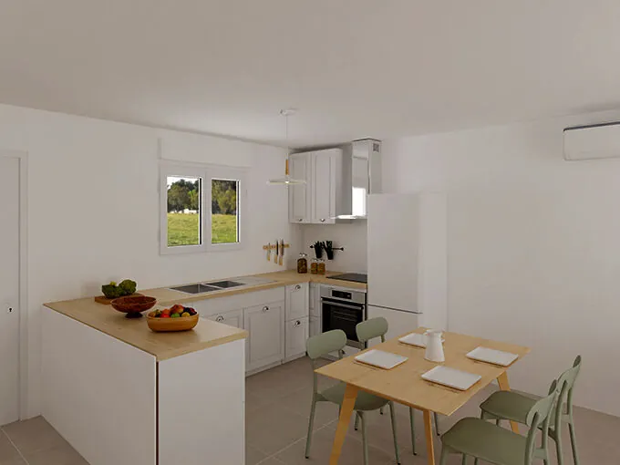 Maison neuve 2 chambres à Saint Cyr avec terrain de 850 m² 