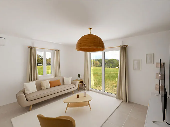 Maison neuve 2 chambres à Saint Cyr avec terrain de 850 m² 