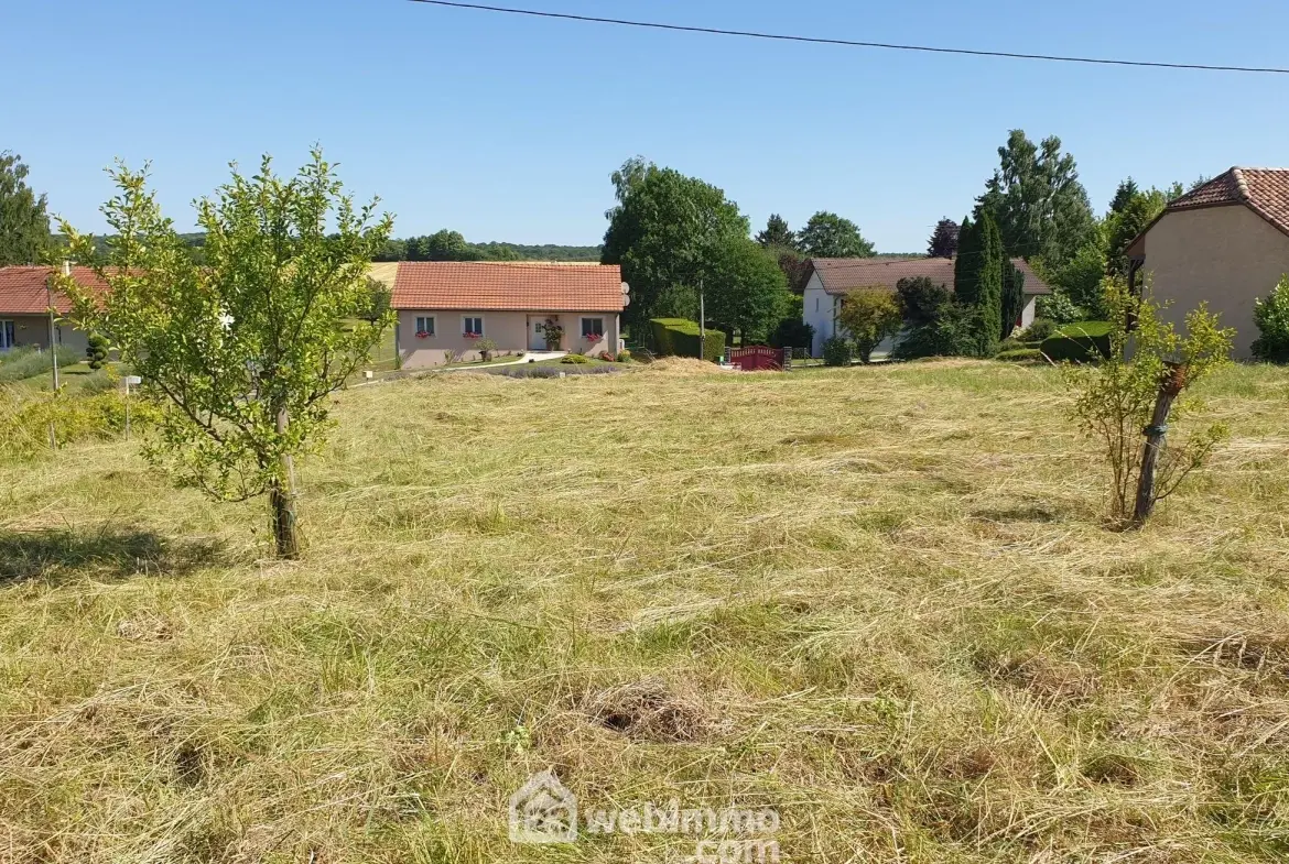 Terrain constructible de 1437 m² à Nixéville-Blercourt, proche Verdun et Bar-le-Duc 