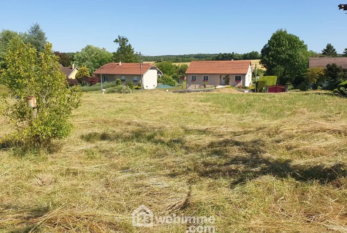 Terrain constructible de 1437 m² à Nixéville-Blercourt, proche Verdun et Bar-le-Duc 