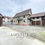 Maison alsacienne à rénover de 196 m² à Boofzheim avec dépendances et terrain supplémentaire