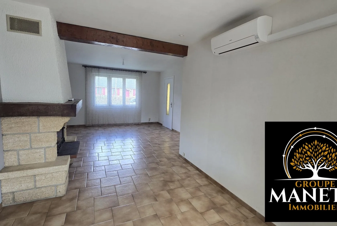 Maison individuelle à Lécluse - 85 m², jardin et garage, à rénover 