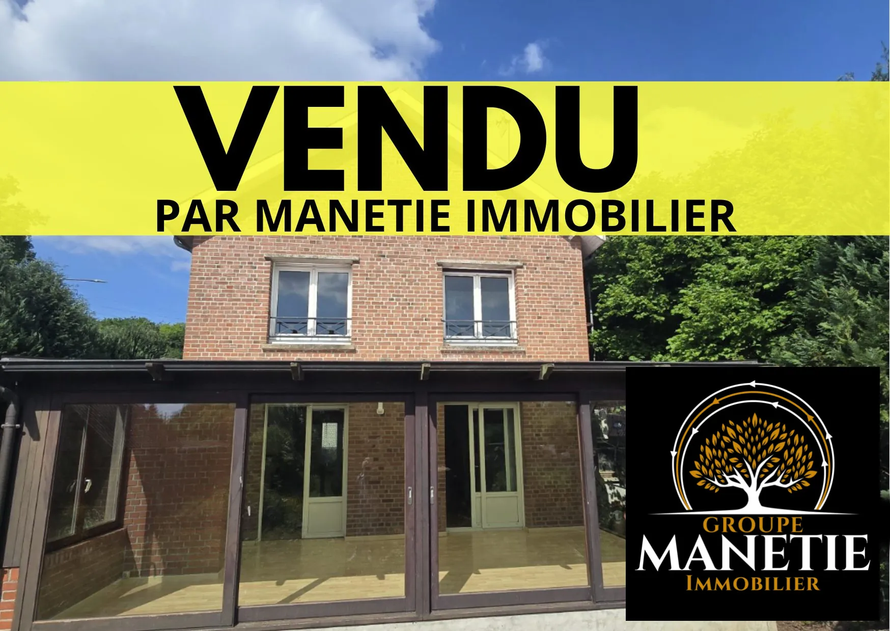 Maison individuelle à Lécluse - 85 m², jardin et garage, à rénover 