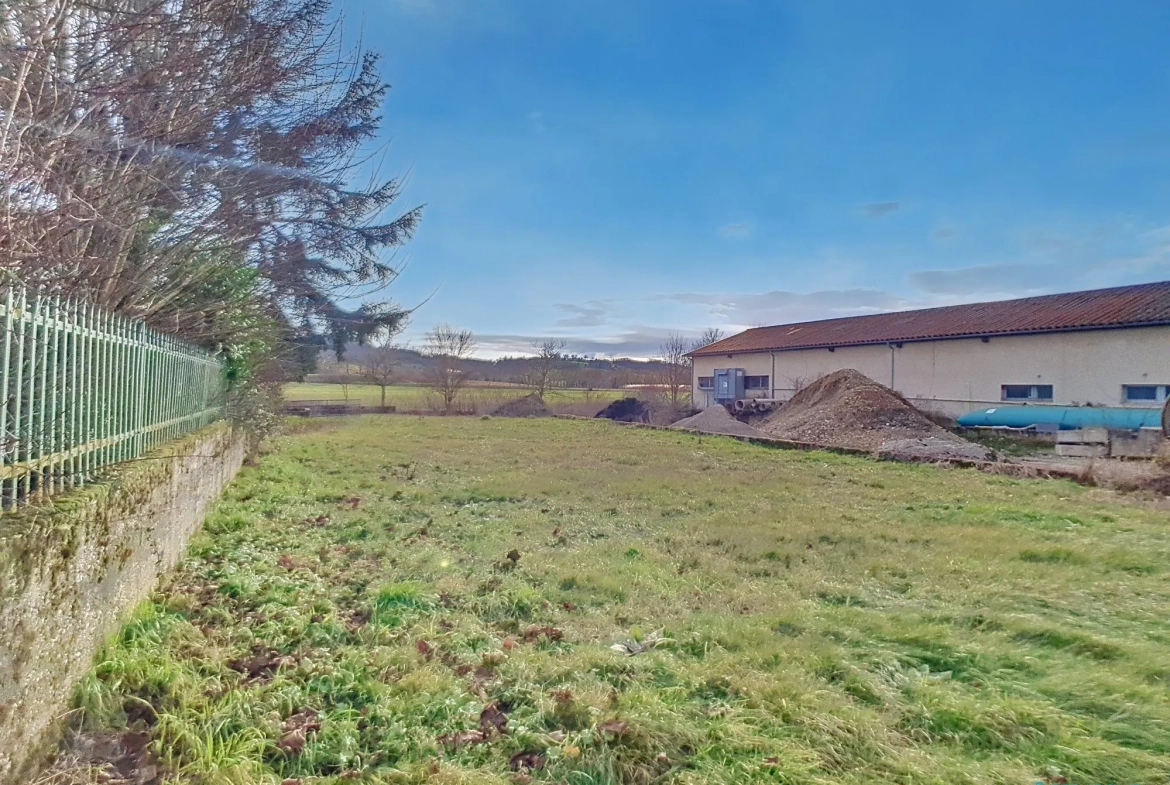 Terrain à bâtir avec projet de maison plain-pied à Saint-Jean-de-Bournay 