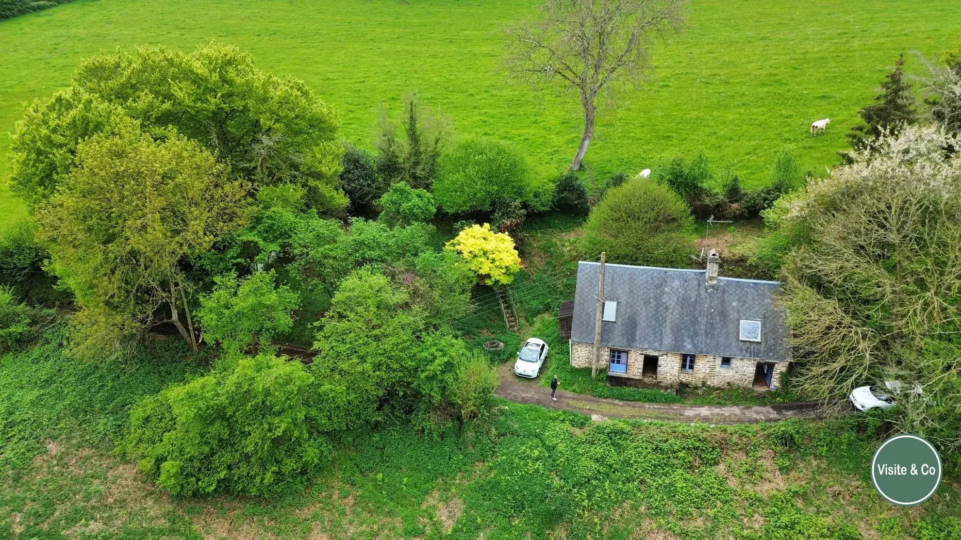 Maison à rénover à Putanges-le-Lac, cadre naturel privilégié avec terrain de 1177 m² 