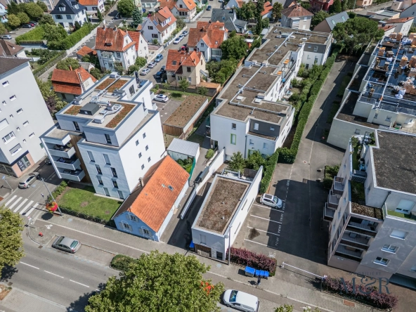 Appartement 2 pièces avec terrasse en dernier étage à Illkirch-Graffenstaden