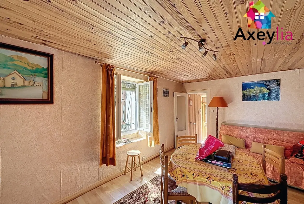 Maison de bourg à Renaison avec terrain, dépendances et maisonette – Opportunité à saisir 