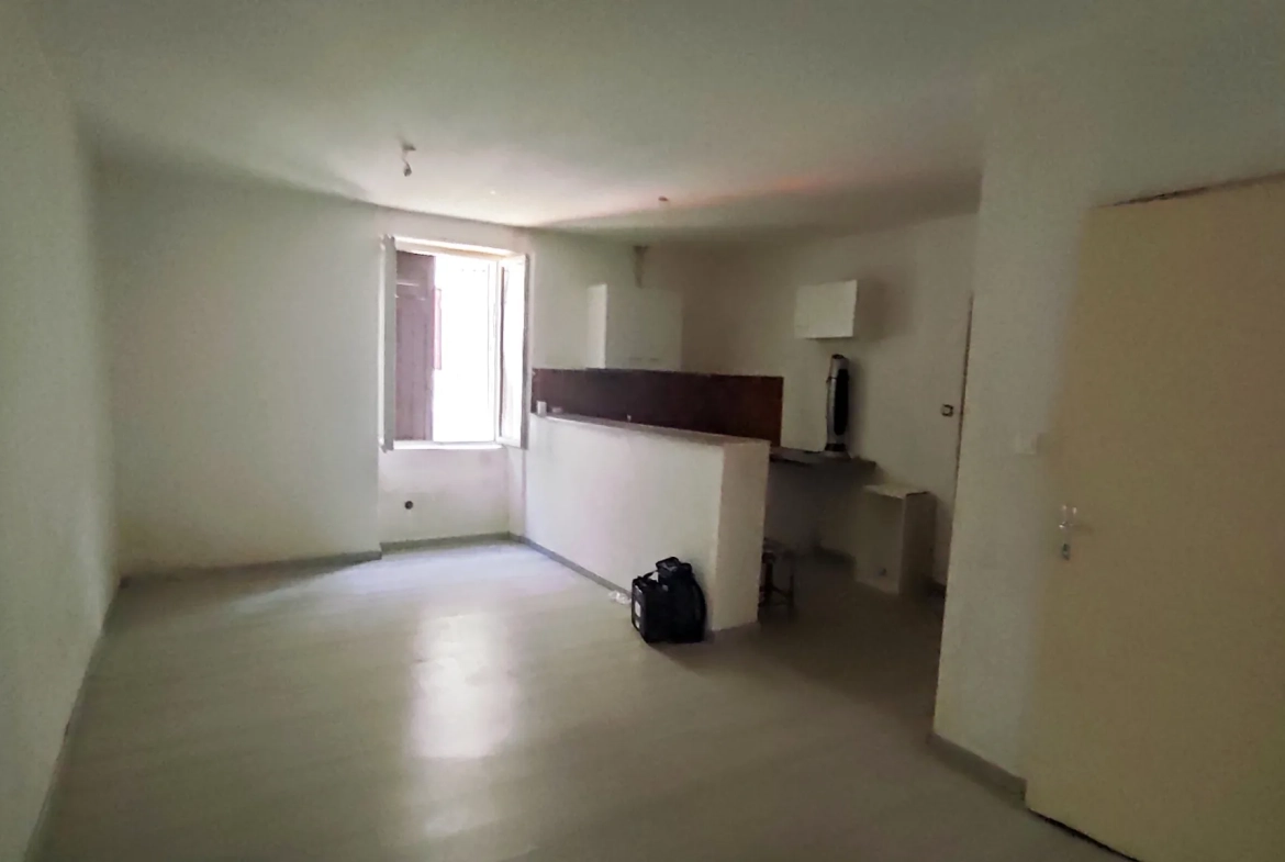Immeuble de 290 m² avec 3 appartements et 2 locaux commerciaux à Besseges 