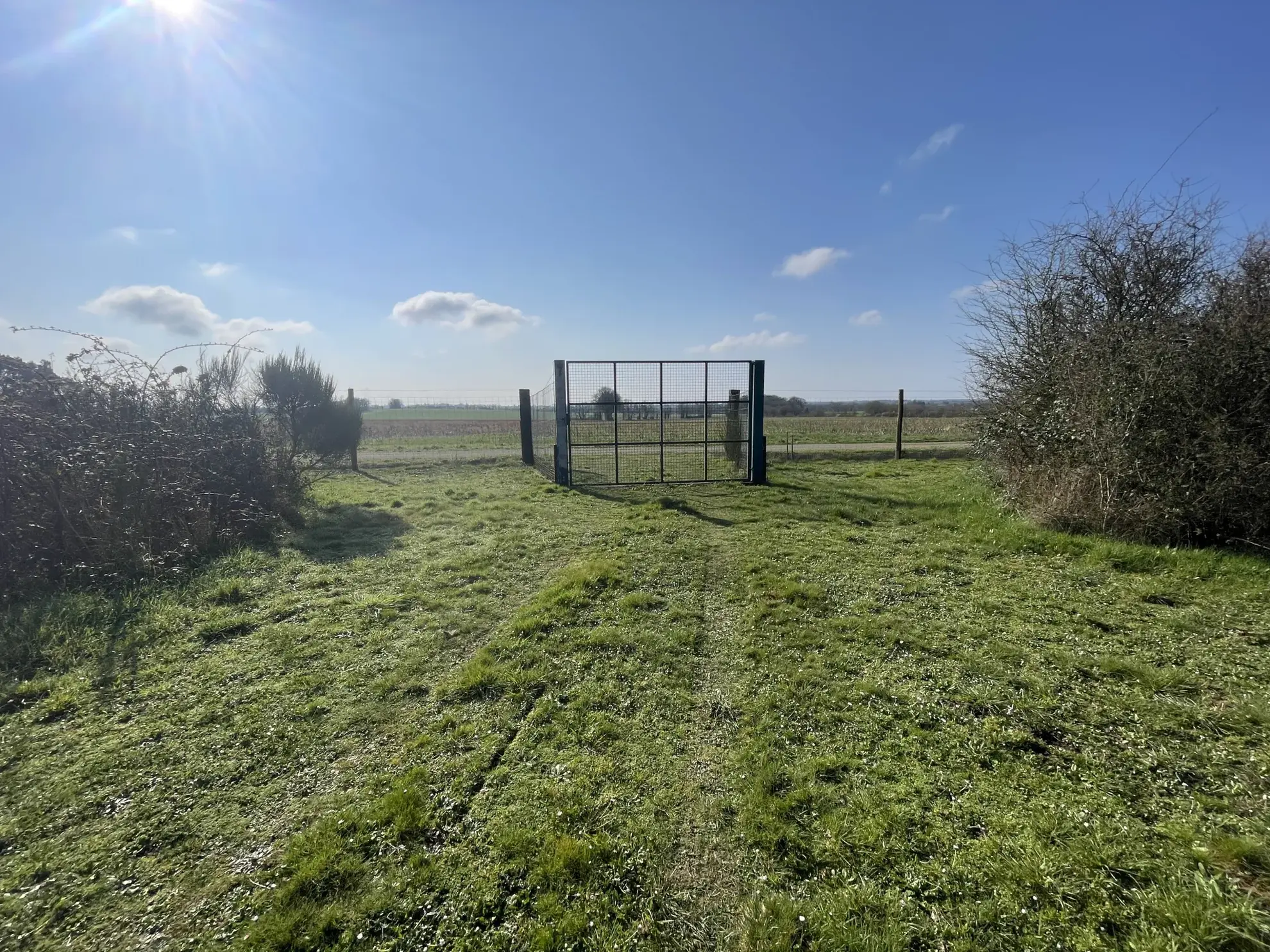 Terrain de loisir agricole de 34 900 m² à La Dominelais, clos avec chalet et carport 
