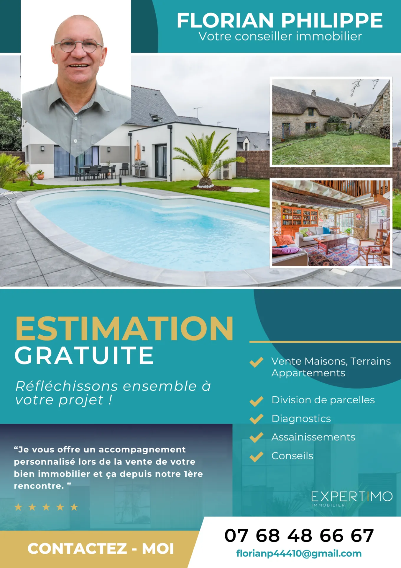 Terrain de loisir agricole de 34 900 m² à La Dominelais, clos avec chalet et carport 