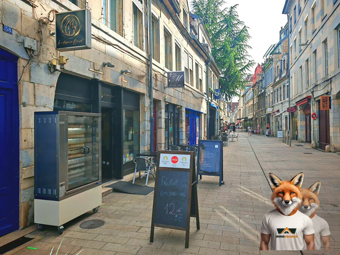 Fonds de commerce de restaurant à vendre à Besançon, rue Bersot 