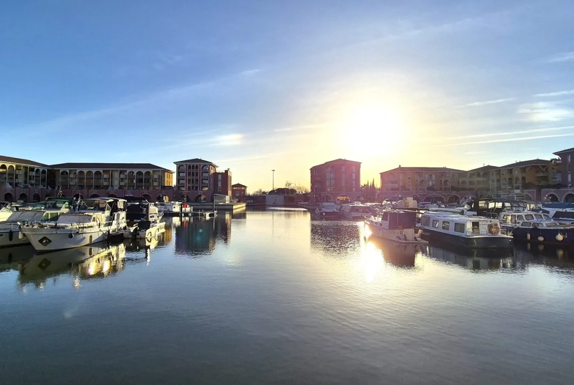 Appartement T2 avec terrasse à Lattes Port Ariane – Investissement et résidence 