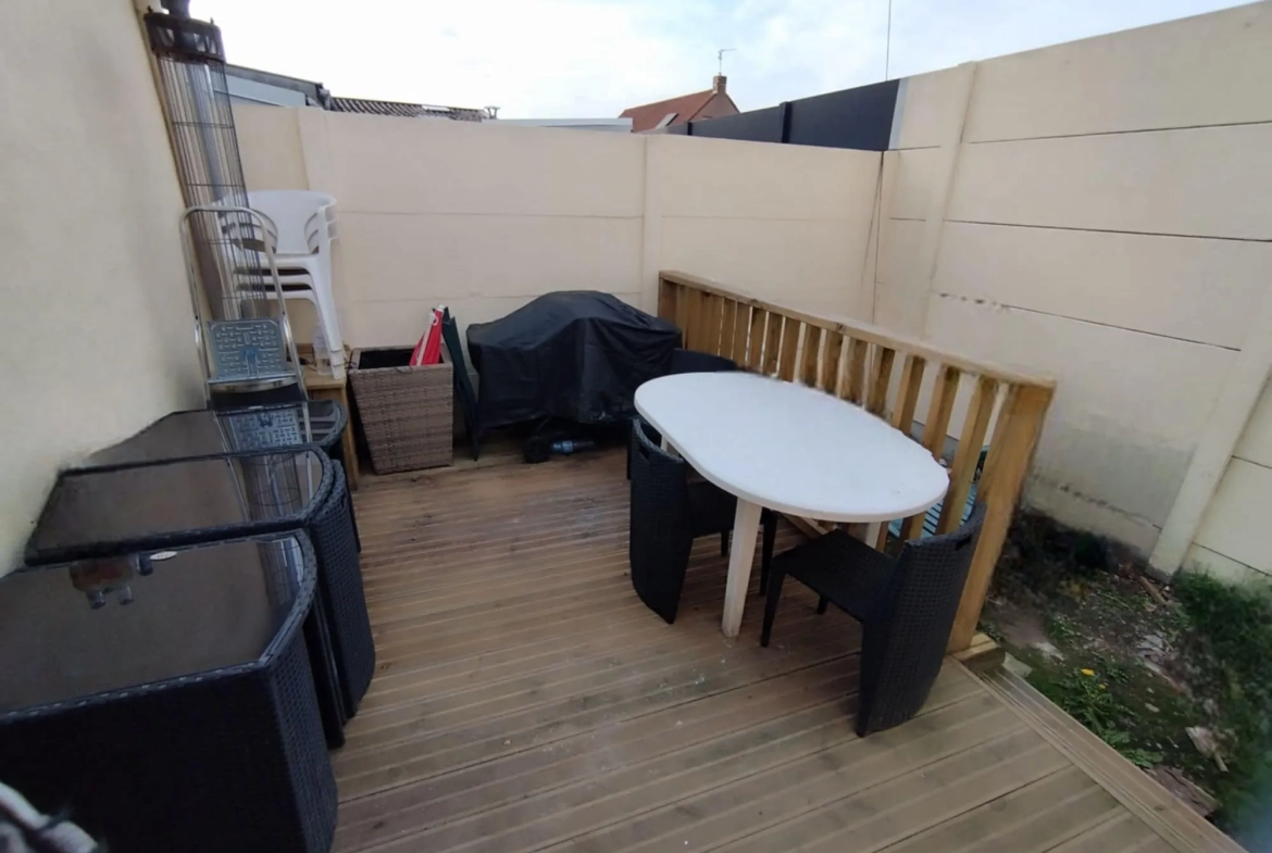 Maison mitoyenne à Annezin en centre-ville | 3 chambres, terrasse 