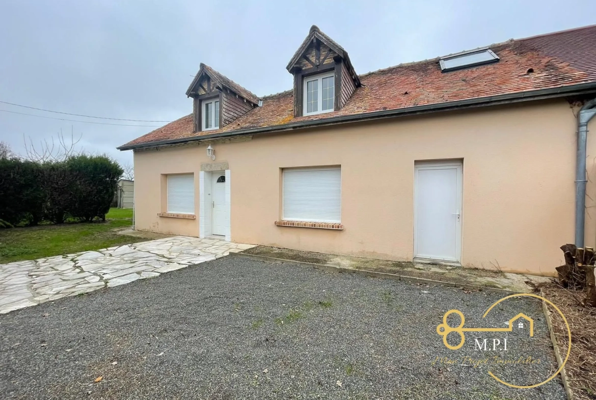 Charmante maison 3 chambres avec garage et terrain à Villeneuve en Perseigne 