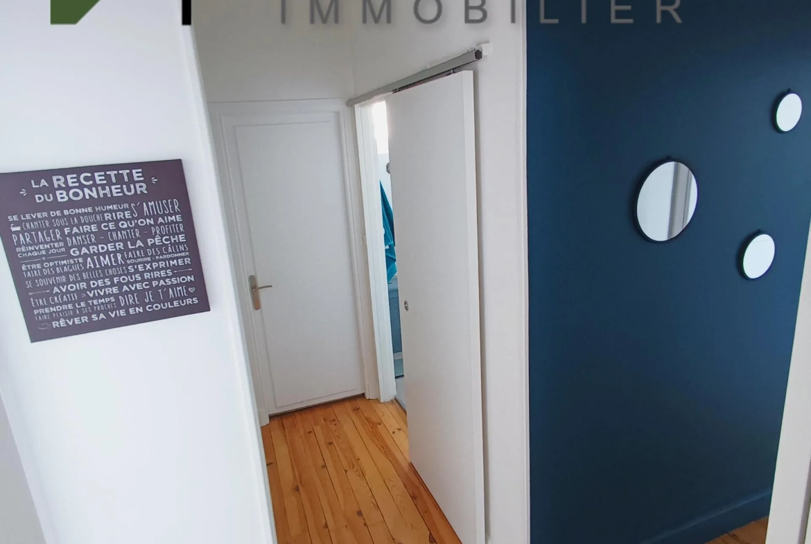 Appartement T3 de 64m² avec parking et caves en centre-ville de Bourg-de-Péage 