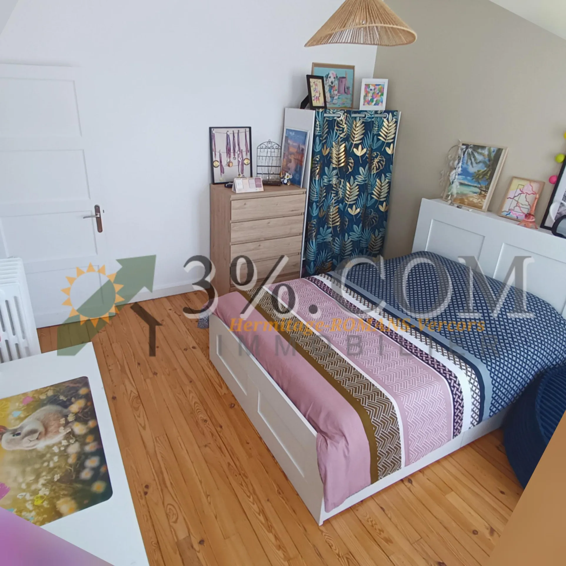 Appartement T3 de 64m² avec parking et caves en centre-ville de Bourg-de-Péage 