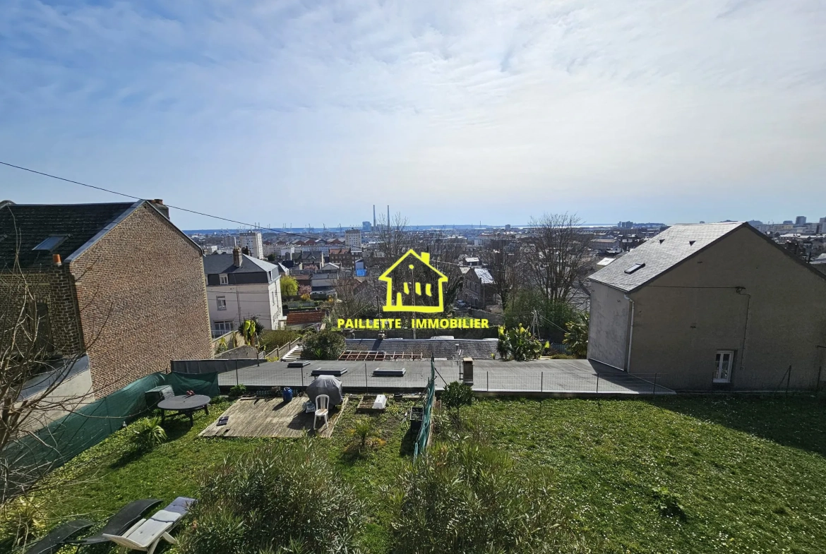 Appartement T2 lumineux à Graville, moderne, avec jardin partagé 