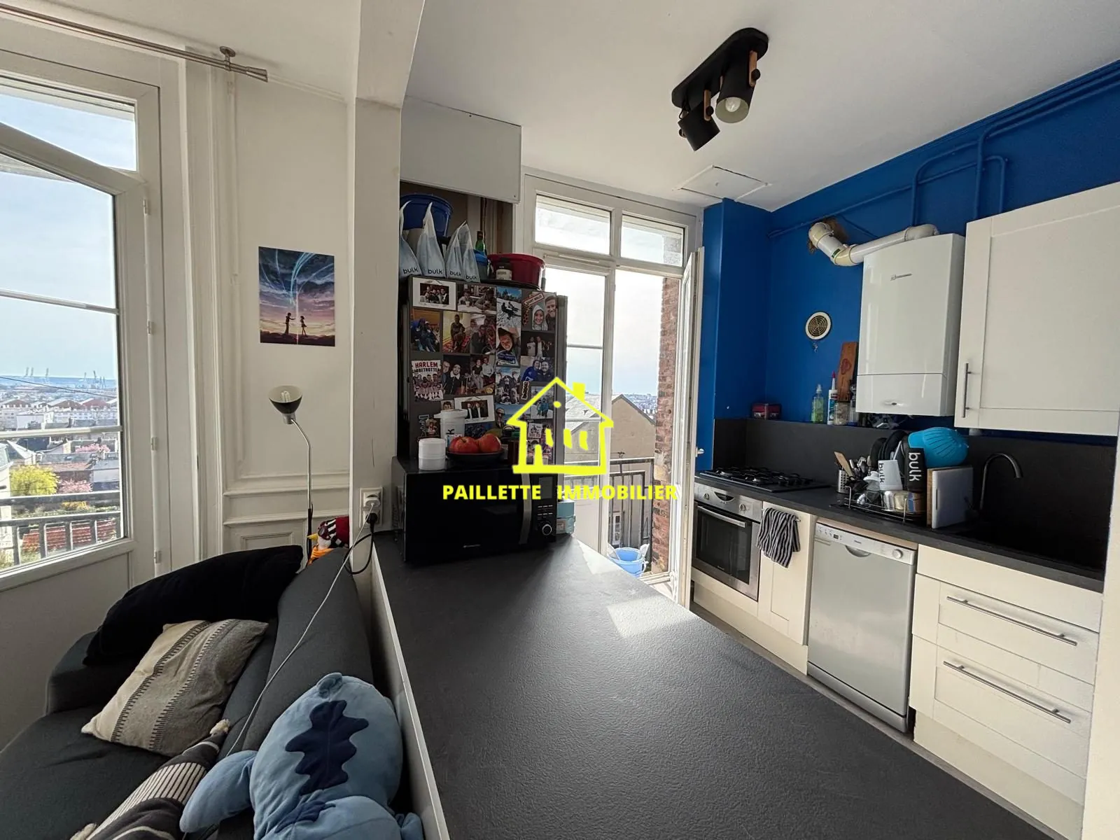 Appartement T2 lumineux à Graville, moderne, avec jardin partagé 