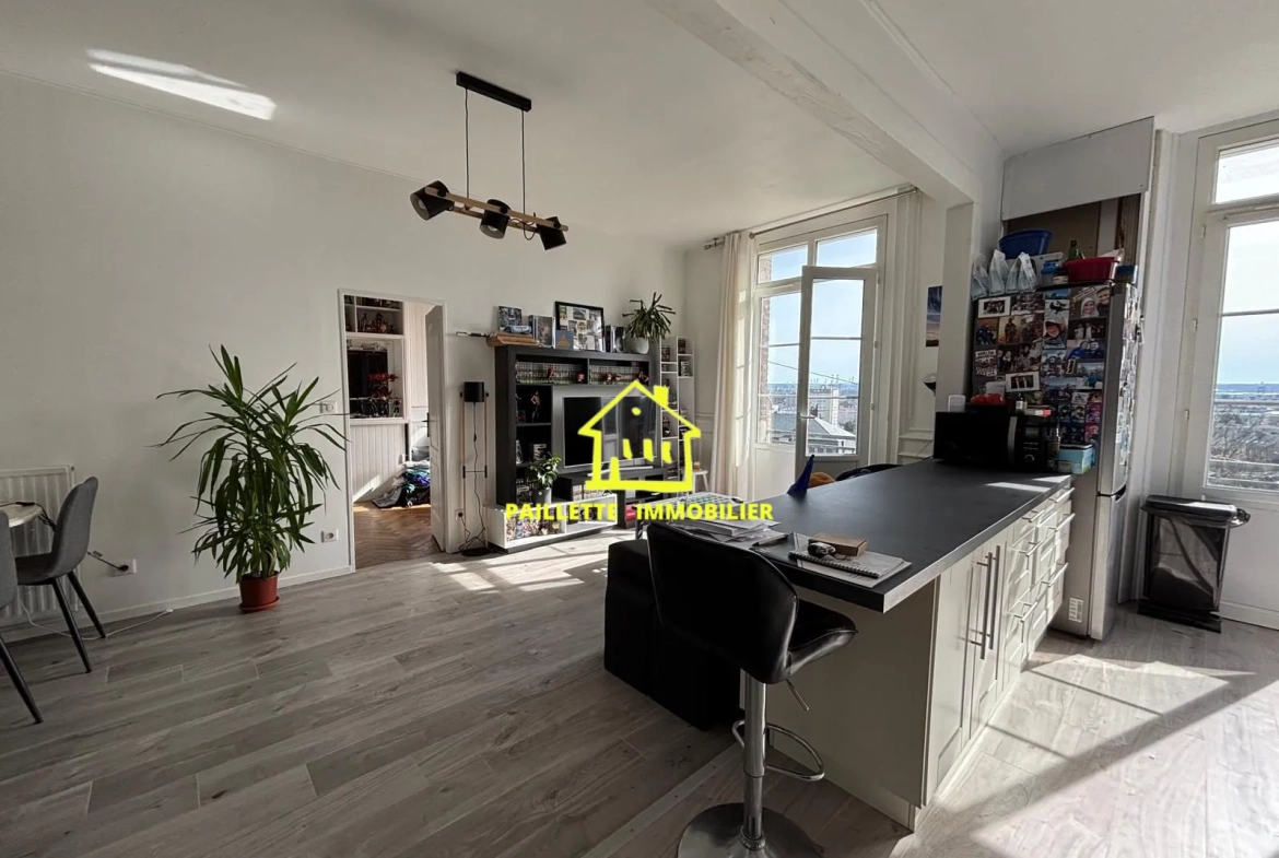 Appartement T2 lumineux à Graville, moderne, avec jardin partagé 