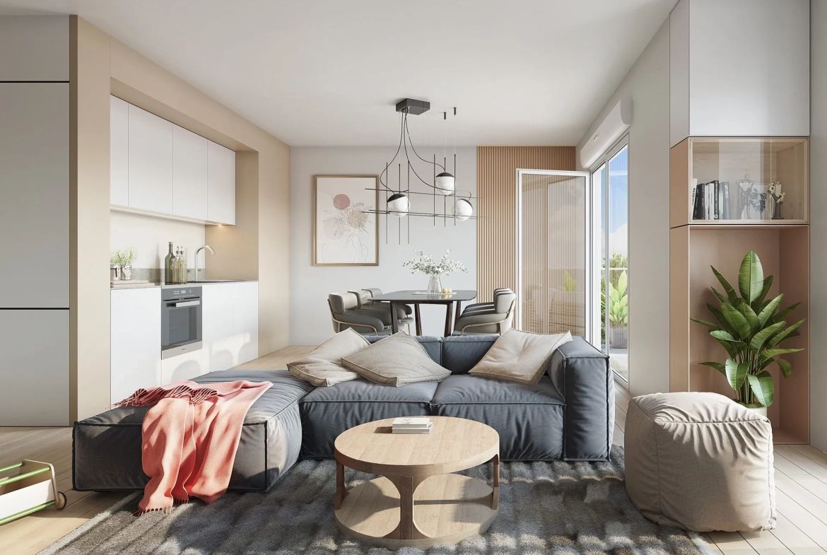 Studio neuf à vendre à Vaulx-en-Velin proche Lyon - Opportunité d'investissement 