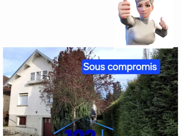 Maison ancienne à Fleury-la-Vallée avec grand terrain, garage et potentiel d'agrandissement