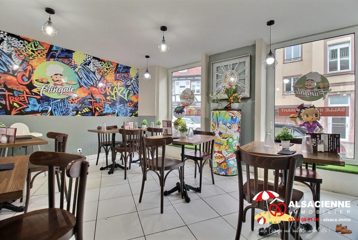 Fonds de commerce restaurant à vendre à Barr – Opportunité dans le centre-ville 