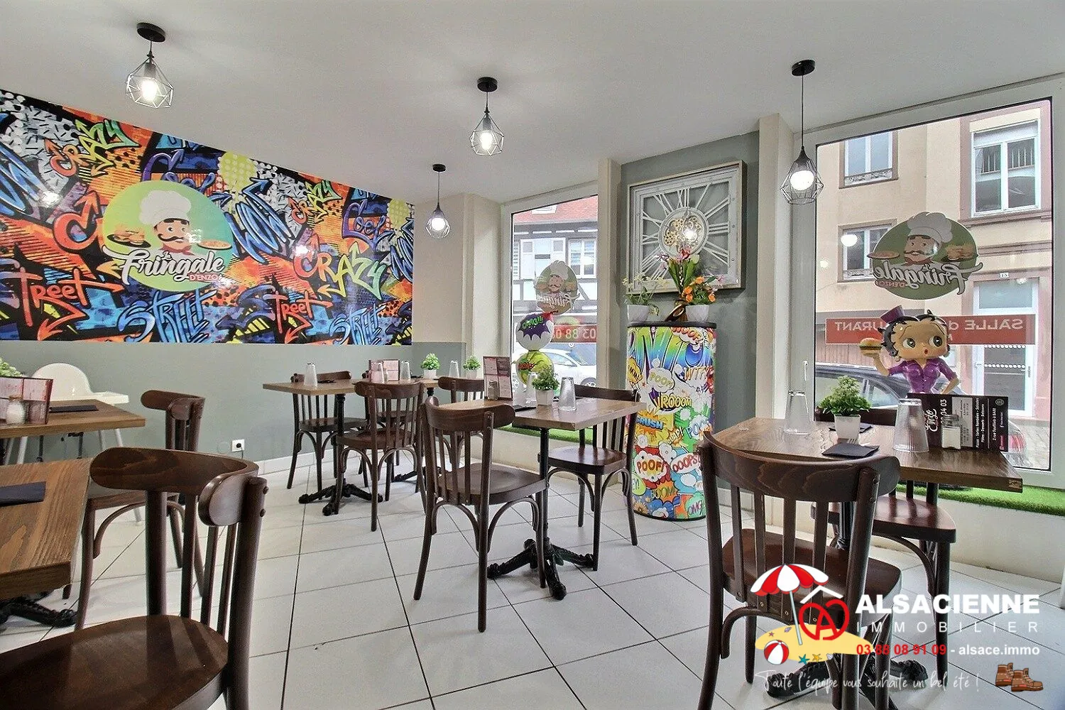 Fonds de commerce restaurant à vendre à Barr – Opportunité dans le centre-ville 