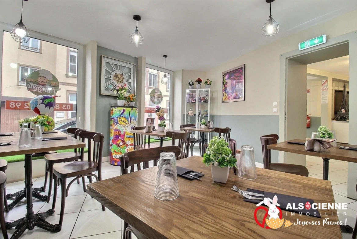 Fonds de commerce restaurant à vendre à Barr – Opportunité dans le centre-ville 