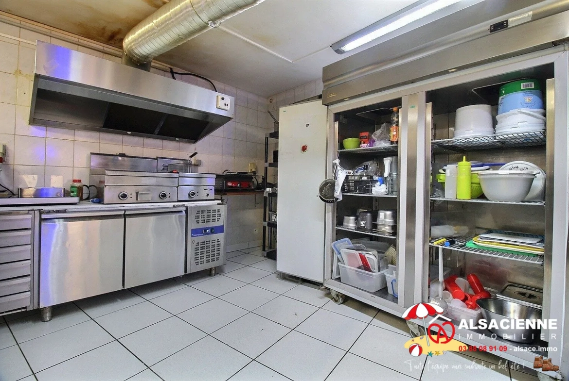 Fonds de commerce restaurant à vendre à Barr – Opportunité dans le centre-ville 