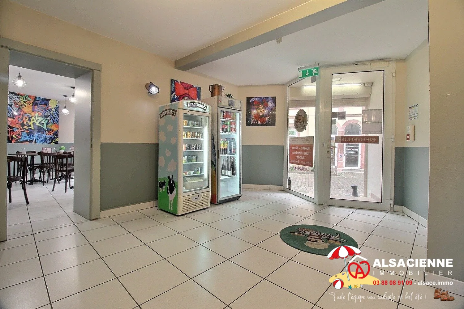 Fonds de commerce restaurant à vendre à Barr – Opportunité dans le centre-ville 
