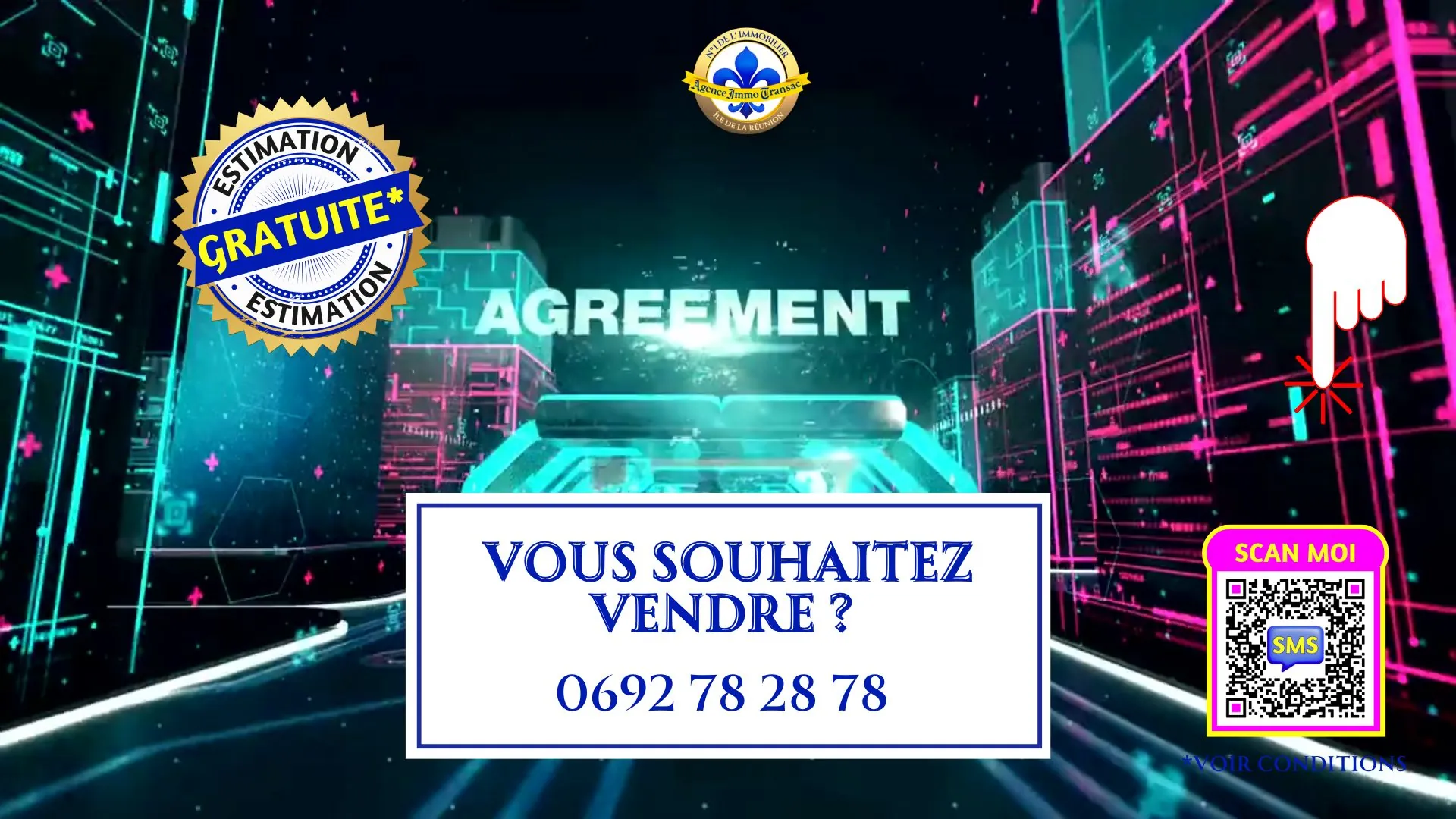 Terrain constructible plat à Saint-Benoît, secteur Bras Mussard, zone UB 