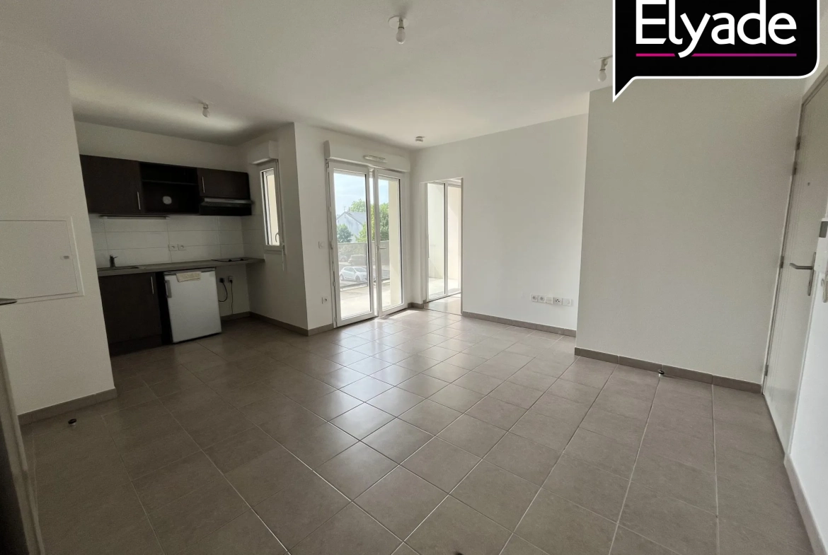 Appartement T2 lumineux de 42,11 m² avec balcon à Bassens 
