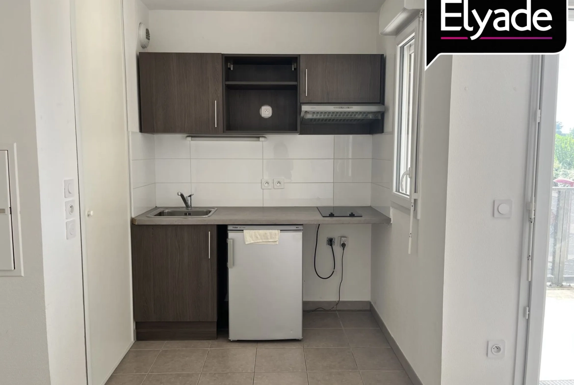 Appartement T2 lumineux de 42,11 m² avec balcon à Bassens 