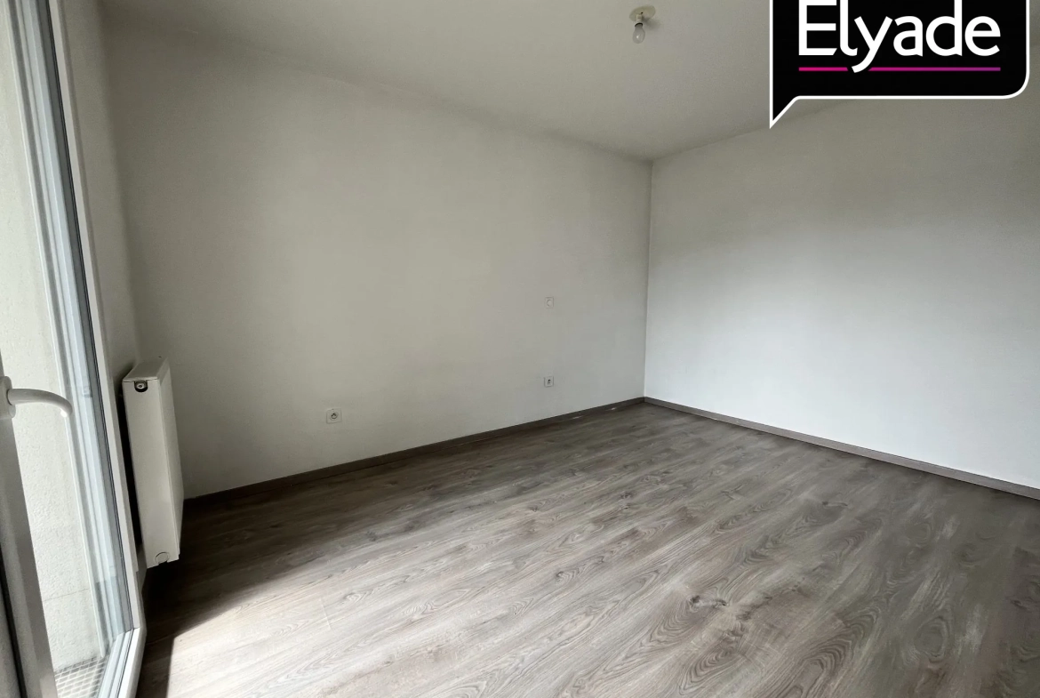 Appartement T2 lumineux de 42,11 m² avec balcon à Bassens 