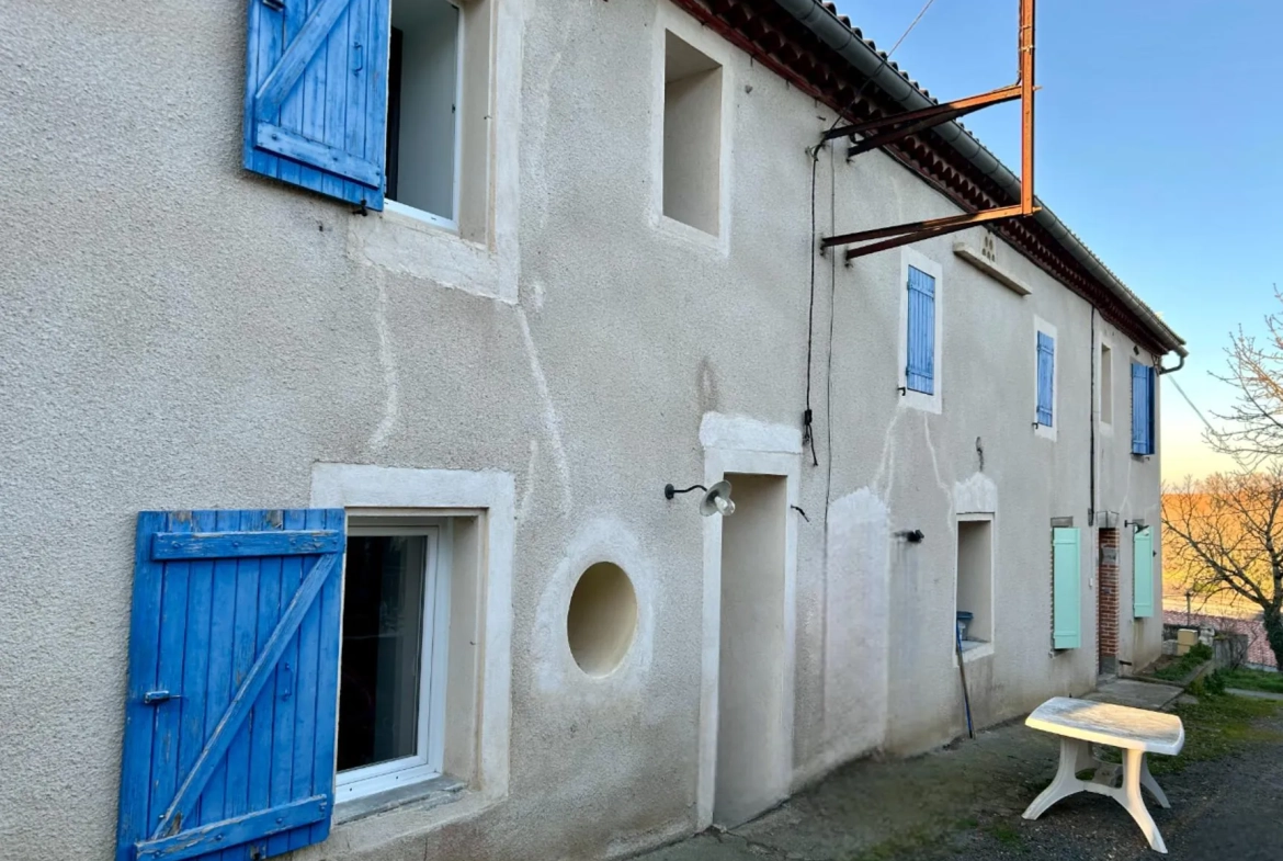 Ancien corps de ferme avec dépendances à Albi, revenus locatifs et projets futurs 
