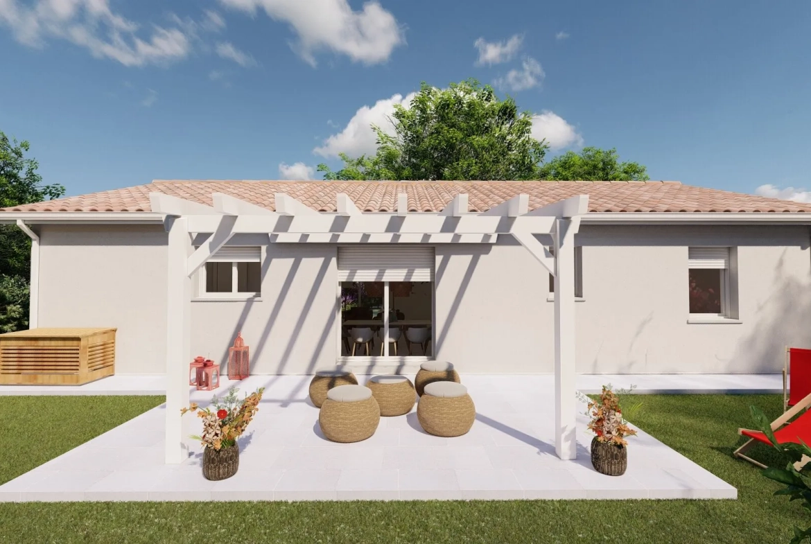 Maison neuve 3 chambres avec garage à Couzeix – Projet clé en main 