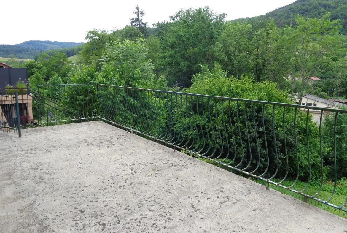 Spacieuse maison de village avec terrasse et grenier aménageable à Chambost-Allières 