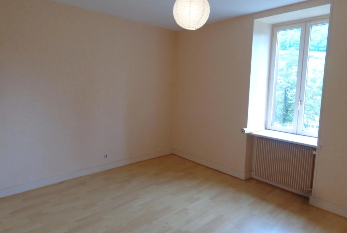 Spacieuse maison de village avec terrasse et grenier aménageable à Chambost-Allières 