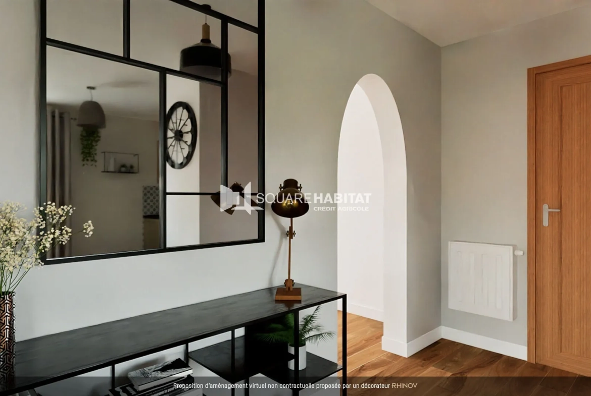 Appartement T4 à vendre à Gap avec vue et balcon, à rénover 