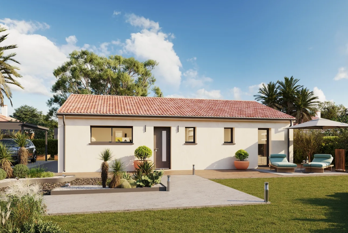Maison neuve 90 m² avec 3 chambres à Cérons - Conformité RE 2020 