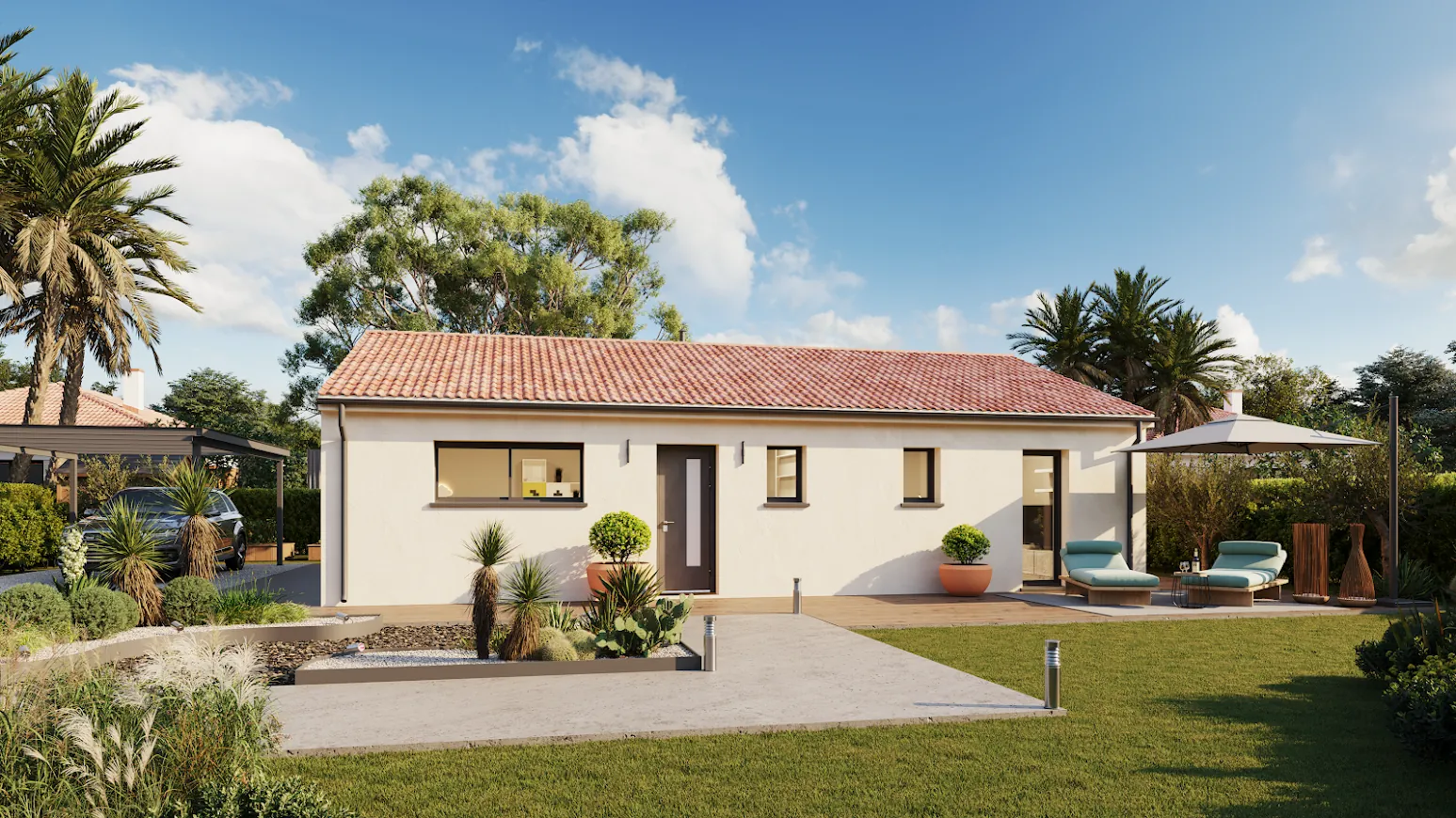 Maison neuve 90 m² avec 3 chambres à Cérons - Conformité RE 2020 