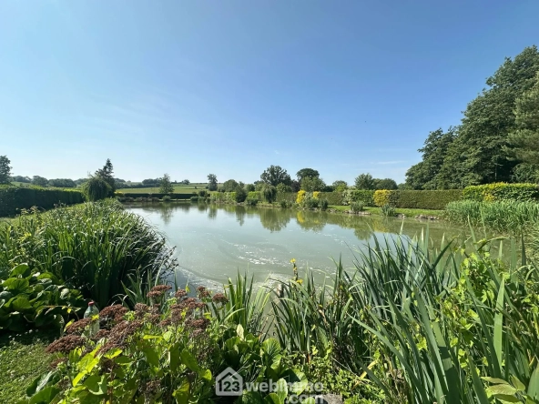 Terrain de 9231 m² avec étang et chalet à Houry – Cadre naturel exceptionnel
