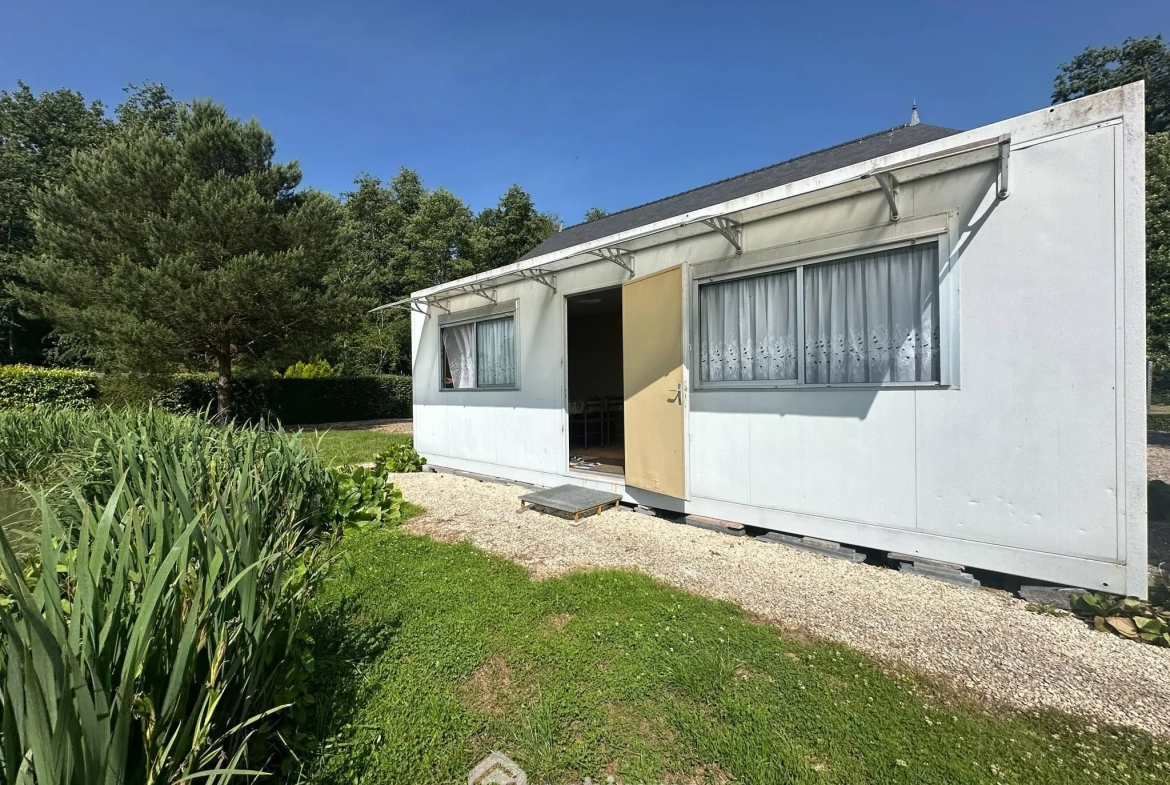 Terrain de 9231 m² avec étang et chalet à Houry – Cadre naturel exceptionnel 