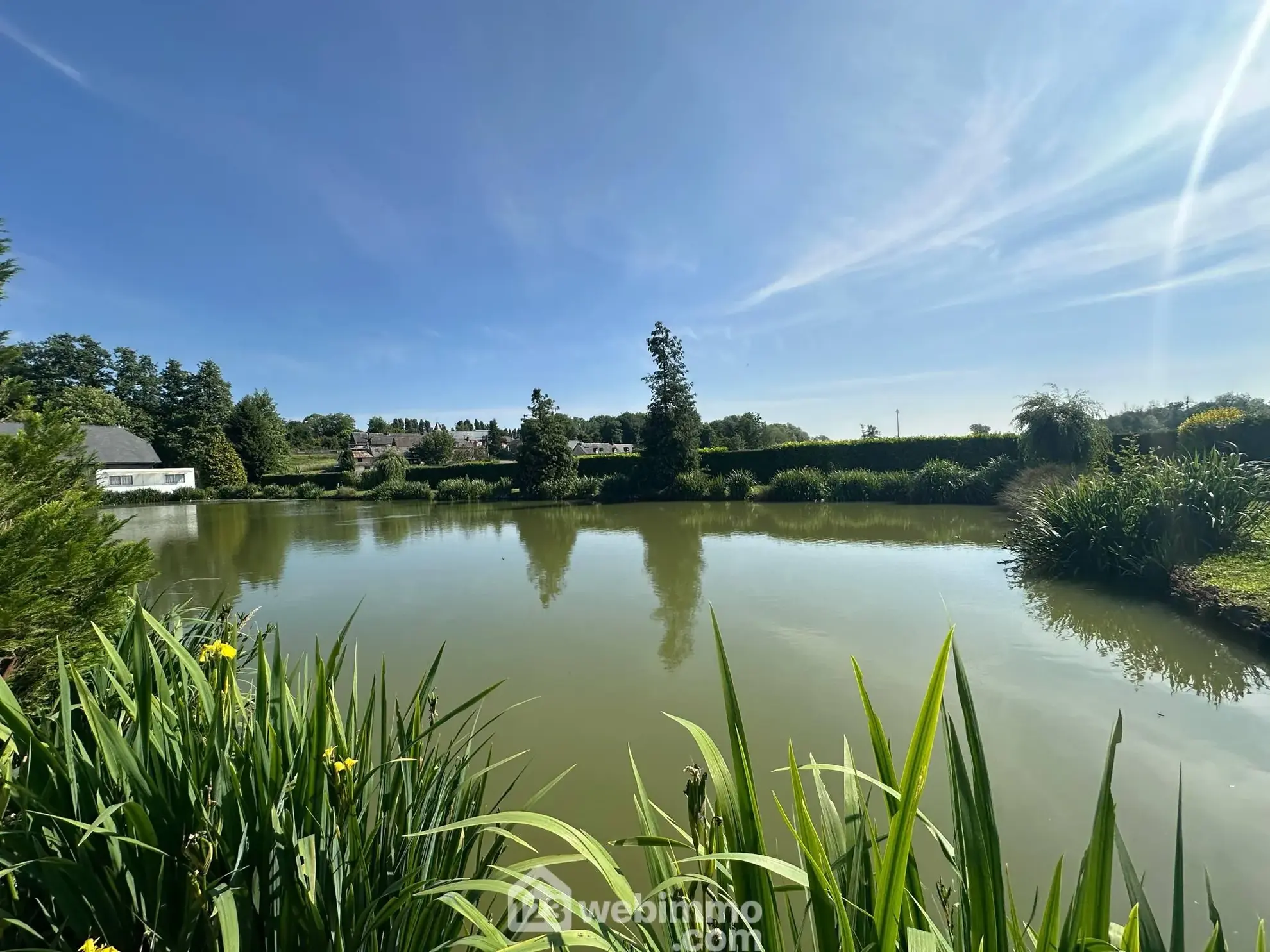 Terrain de 9231 m² avec étang et chalet à Houry – Cadre naturel exceptionnel 
