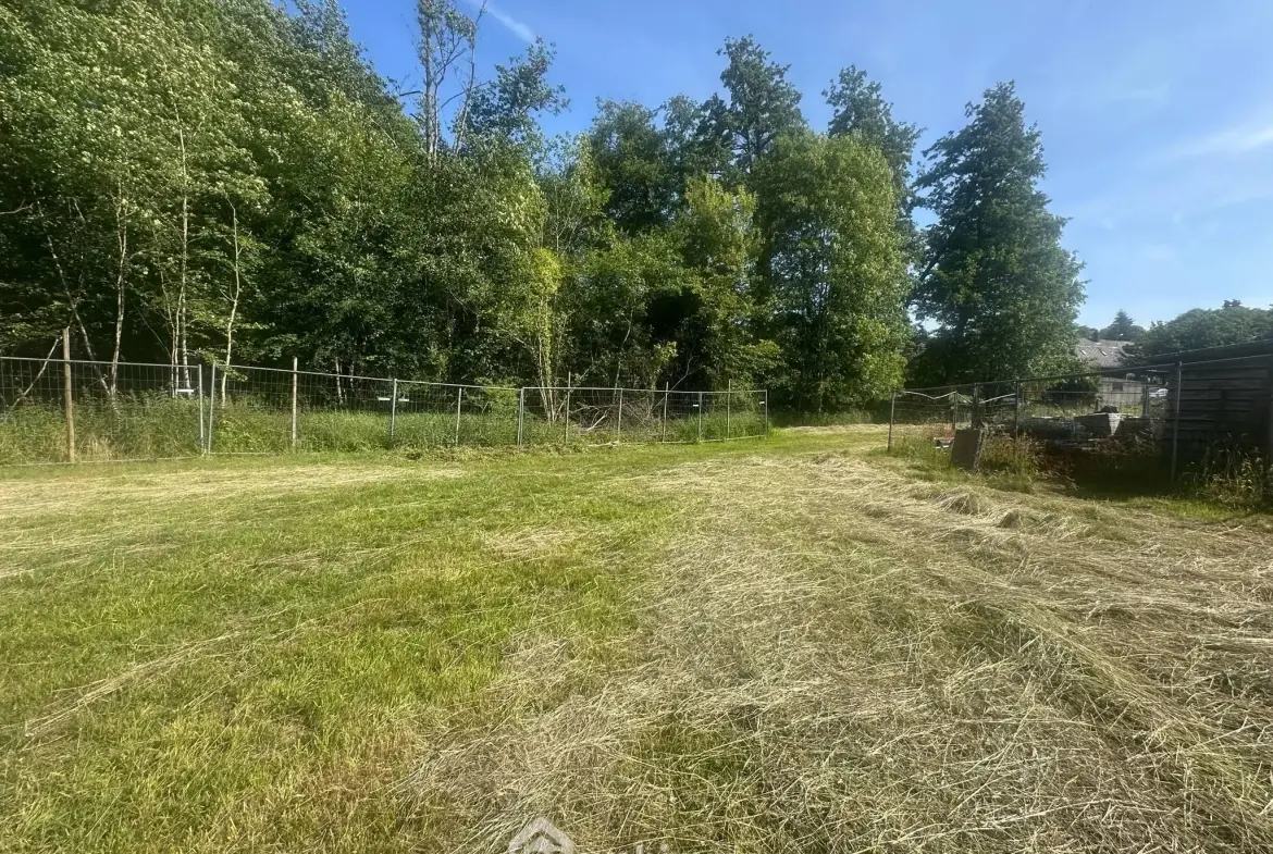 Terrain de 9231 m² avec étang et chalet à Houry – Cadre naturel exceptionnel 