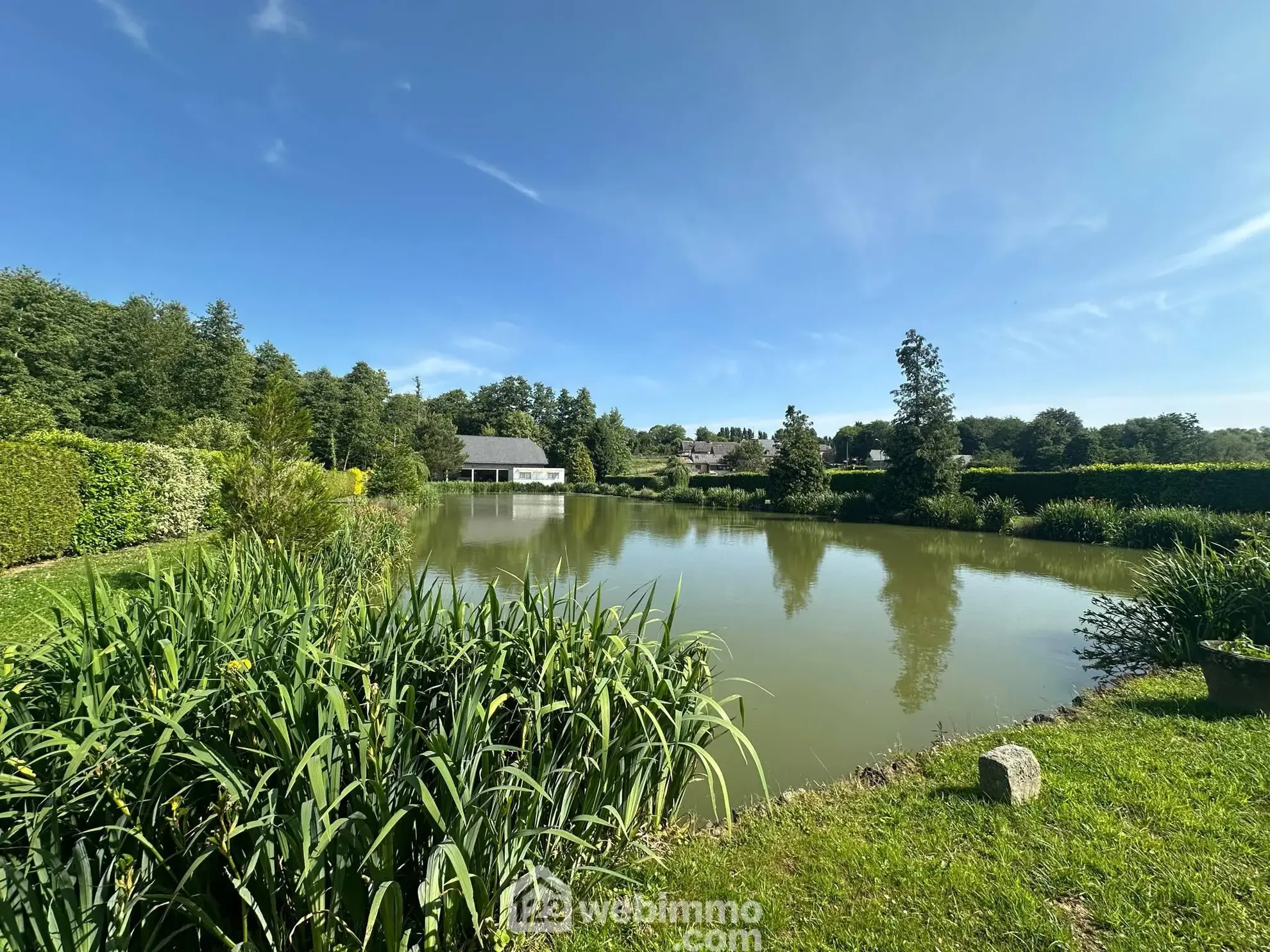 Terrain de 9231 m² avec étang et chalet à Houry – Cadre naturel exceptionnel 