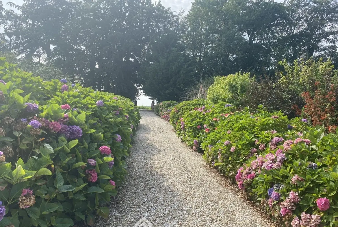 Magnifique ensemble de deux chaumières avec grand terrain proche de Veulettes-sur-Mer 